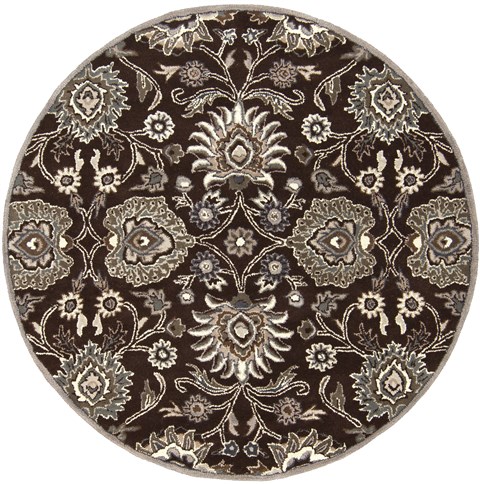 Surya Caesar Brown Round 40 X 40 Area Rug CAE1063-4RD 800-37320 Image 0