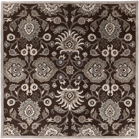 Surya Caesar Brown Square 80 X 80 Area Rug CAE1063-8SQ 800-37331 Image 0