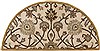 Surya Caesar White Half Round 20 X 40 Area Rug CAE1081-24HM 800-37338 Thumb 0