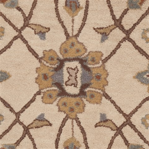 Surya Caesar White Square 60 X 60 Area Rug CAE1081-6SQ 800-37348 Image 1