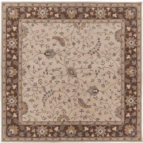 Surya Caesar White Square 40 X 40 Area Rug CAE1082-4SQ 800-37365 Image 0