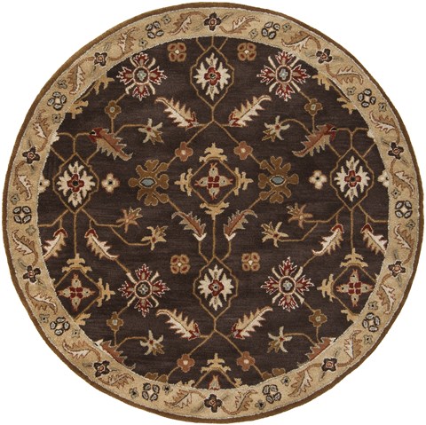 Surya Caesar Brown Round 40 X 40 Area Rug CAE1083-4RD 800-37386 Image 0