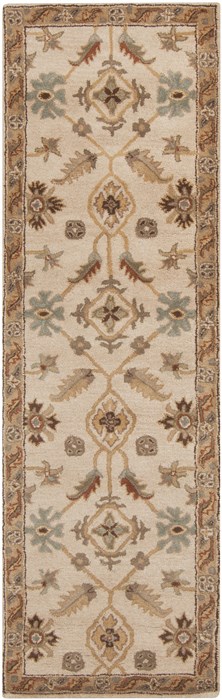 Surya Caesar White Runner 30 X 120 Area Rug CAE1084-312 800-37406 Image 0