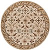Surya Caesar White Round 80 X 80 Area Rug CAE1084-8RD 800-37418 Thumb 0