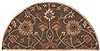 Surya Caesar Brown Half Round 20 X 40 Area Rug CAE1086-24HM 800-37426 Thumb 0