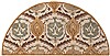Surya Caesar White Half Round 20 X 40 Area Rug CAE1091-24HM 800-37470 Thumb 0