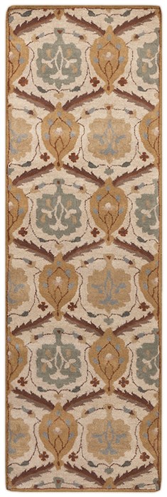 Surya Caesar White Runner 26 X 80 Area Rug CAE1091-268 800-37471 Image 0
