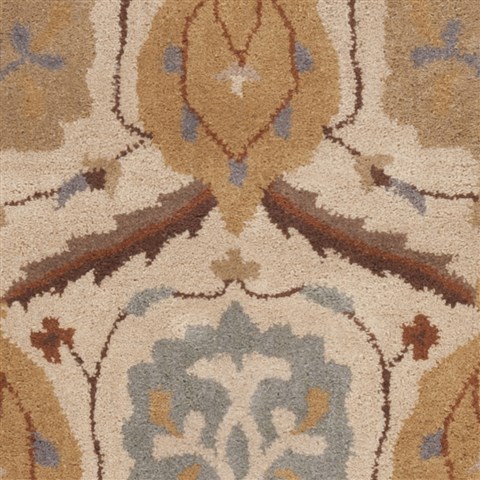Surya Caesar White Square 40 X 40 Area Rug CAE1091-4SQ 800-37475 Image 1