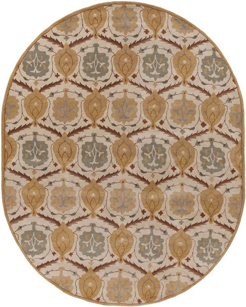 Surya Caesar White Oval 80 X 100 Area Rug CAE1091-810OV 800-37482 Image 0