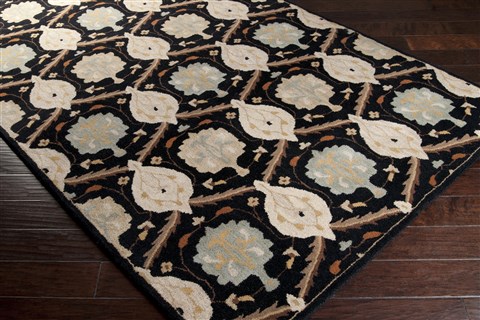 Surya Caesar Black 120 X 150 Area Rug CAE1092-1215 800-37490 Image 1