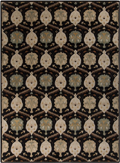 Surya Caesar Black 120 X 150 Area Rug CAE1092-1215 800-37490 Image 0