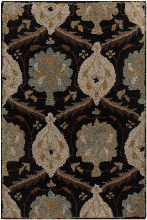 Surya Caesar Black 20 X 30 Area Rug CAE1092-23 800-37491 Image 0