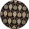 Surya Caesar Black Round 60 X 60 Area Rug CAE1092-6RD 800-37501 Thumb 0