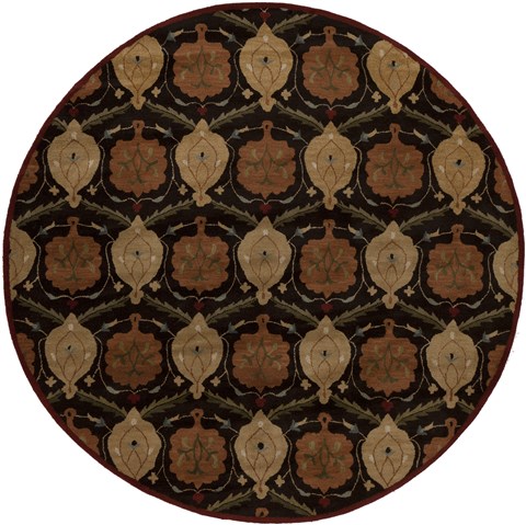 Surya Caesar Brown Round 80 X 80 Area Rug CAE1094-8RD 800-37550 Image 0