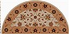 Surya Caesar Brown Half Round 20 X 40 Area Rug CAE1099-24HM 800-37558 Thumb 0