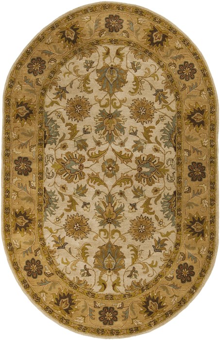 Surya Caesar Brown Oval 60 X 90 Area Rug CAE1099-69OV 800-37566 Image 0