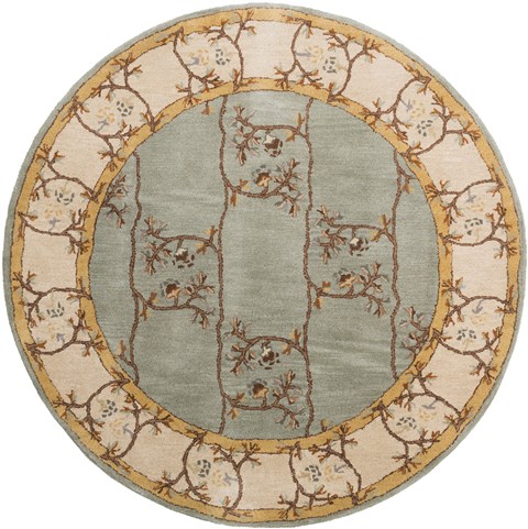 Surya Caesar Green Round 40 X 40 Area Rug CAE1100-4RD 800-37584 Image 0