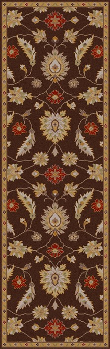 Surya Caesar Brown Runner 30 X 120 Area Rug CAE1103-312 800-37626 Image 0