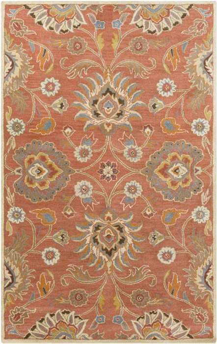 Surya Caesar Orange 76 X 96 Area Rug CAE1107-7696 800-37657 Image 0