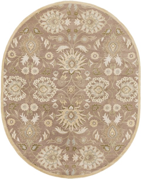 Surya Caesar White Oval 60 X 90 Area Rug CAE1108-69OV 800-37676 Image 0