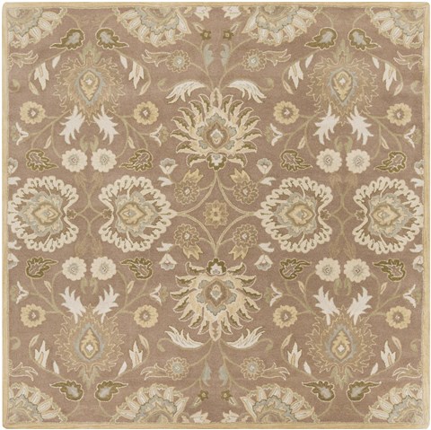 Surya Caesar White Square 60 X 60 Area Rug CAE1108-6SQ 800-37678 Image 0