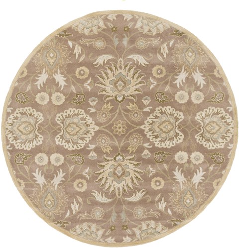 Surya Caesar White Round 99 X 99 Area Rug CAE1108-99RD 800-37685 Image 0
