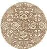 Surya Caesar White Round 99 X 99 Area Rug CAE1108-99RD 800-37685 Thumb 0