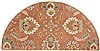 Surya Caesar Orange Half Round 20 X 40 Area Rug CAE1112-24HM 800-37734 Thumb 0