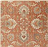 Surya Caesar Orange Square 40 X 40 Area Rug CAE1112-4SQ 800-37739 Thumb 0