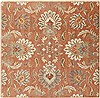 Surya Caesar Orange Square 99 X 99 Area Rug CAE1112-99SQ 800-37752 Thumb 0