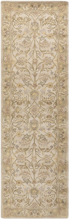 Surya Caesar White Runner 30 X 120 Area Rug CAE1114-312 800-37780 Image 0