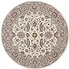 Surya Caesar White Round 60 X 60 Area Rug CAE1115-6RD 800-37809 Thumb 0