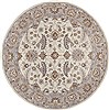 Surya Caesar White Round 99 X 99 Area Rug CAE1115-99RD 800-37817 Thumb 0