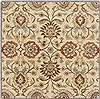 Surya Caesar White Square 40 X 40 Area Rug CAE1116-4SQ 800-37827 Thumb 0