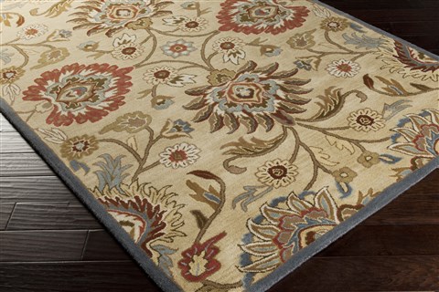 Surya Caesar White 60 X 90 Area Rug CAE1116-69 800-37829 Image 1