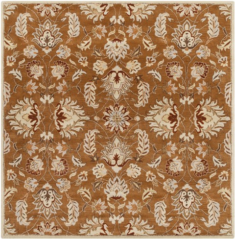 Surya Caesar Brown Square 40 X 40 Area Rug CAE1117-4SQ 800-37849 Image 0