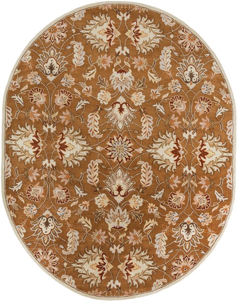Surya Caesar Brown Oval 80 X 100 Area Rug CAE1117-810OV 800-37856 Image 0