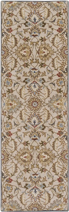 Surya Caesar White Runner 30 X 120 Area Rug CAE1118-312 800-37868 Image 0