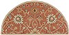 Surya Caesar Orange Half Round 20 X 40 Area Rug CAE1119-24HM 800-37888 Thumb 0