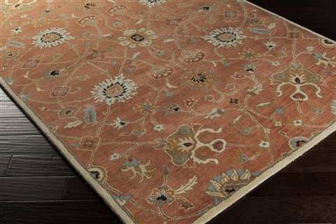Surya Caesar Orange 60 X 90 Area Rug CAE1119-69 800-37895 Image 1
