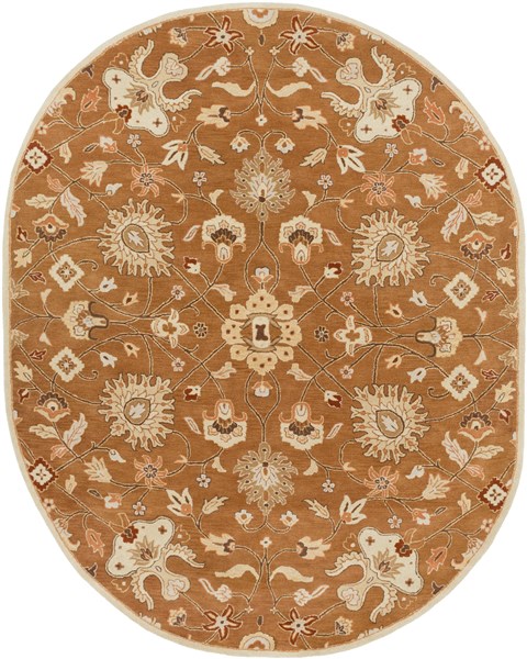 Surya Caesar Brown Oval 60 X 90 Area Rug CAE1120-69OV 800-37918 Image 0