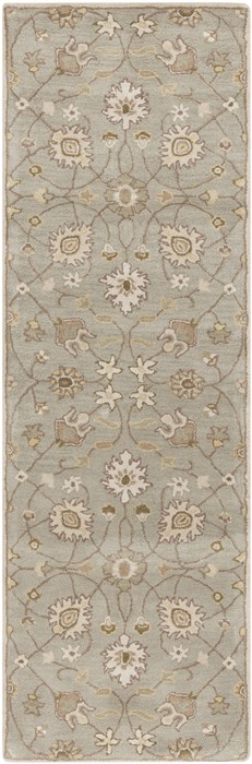 Surya Caesar White Runner 30 X 120 Area Rug CAE1121-312 800-37934 Image 0