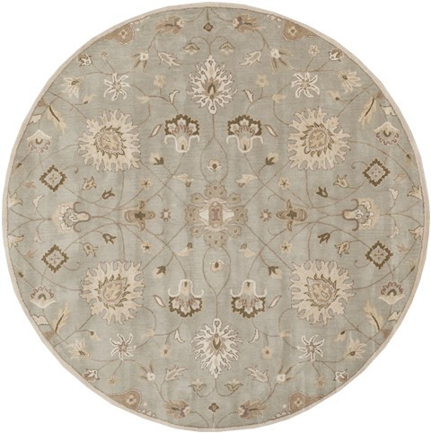 Surya Caesar White Round 80 X 80 Area Rug CAE1121-8RD 800-37946 Image 0