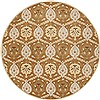 Surya Caesar Brown Round 60 X 60 Area Rug CAE1123-6RD 800-37985 Thumb 0