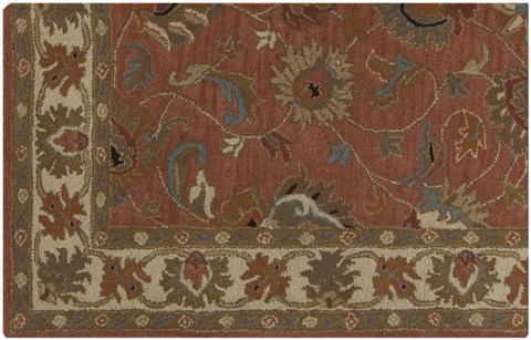 Surya Caesar Orange Square 80 X 80 Area Rug CAE1124-8SQ 800-38013 Image 1