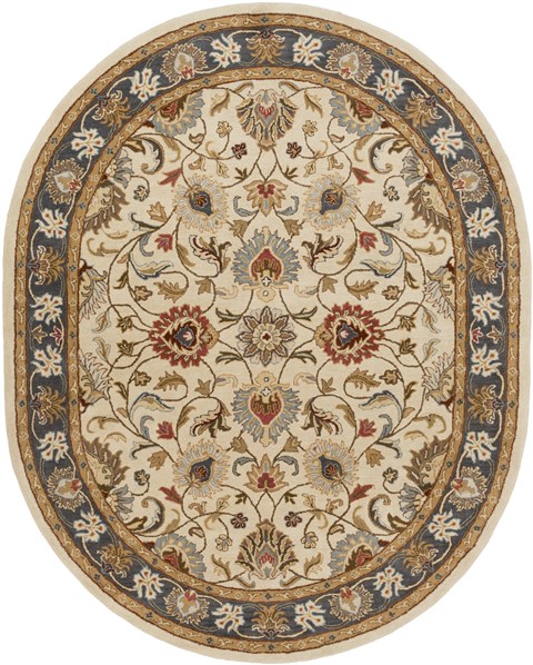 Surya Caesar Yellow Oval 80 X 100 Area Rug CAE1125-810OV 800-38032 Image 0