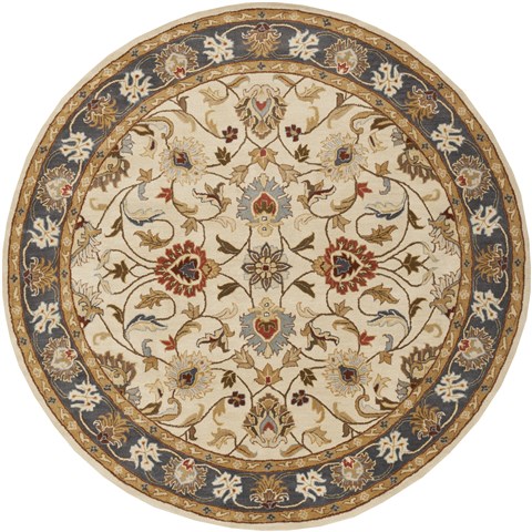 Surya Caesar Yellow Round 80 X 80 Area Rug CAE1125-8RD 800-38034 Image 0