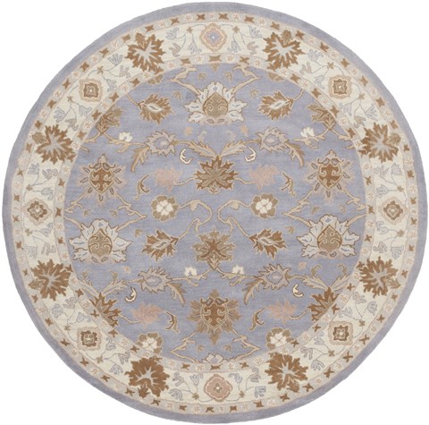 Surya Caesar Grey Round 99 X 99 Area Rug CAE1128-99RD 800-38103 Image 0