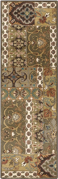 Surya Caesar Green Runner 26 X 80 Area Rug CAE1139-268 800-38153 Image 0