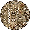 Surya Caesar Green Round 99 X 99 Area Rug CAE1139-99RD 800-38169 Thumb 0